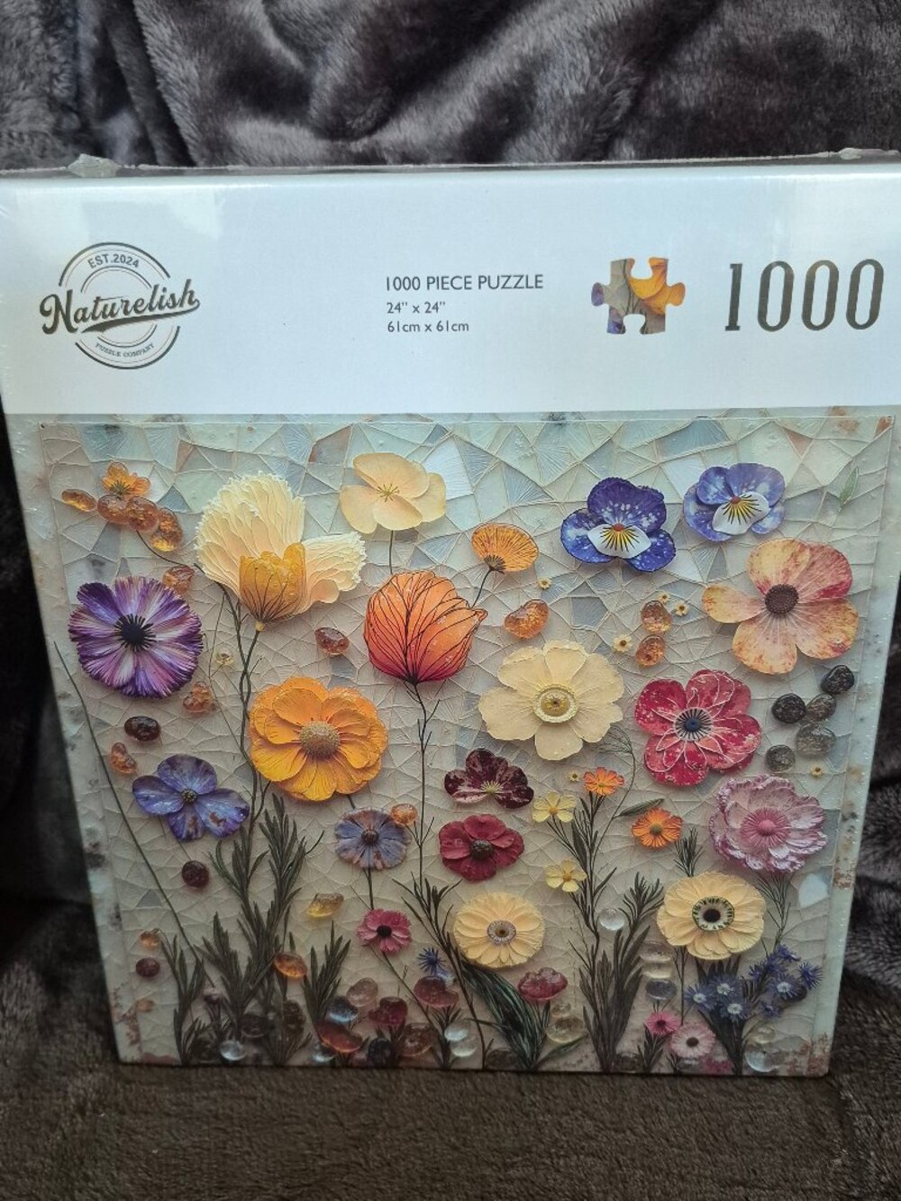 Naturelish Flowers & Plants 1000-Piece 24"x24" Jigsaw Puzzle Cardboard 14+